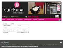 Tablet Screenshot of eurekasainmobiliaria.com